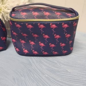 Pink Flamingo Makeup Case